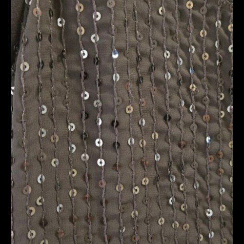 Promod black sleeveless top with sequins, one size, double fabric