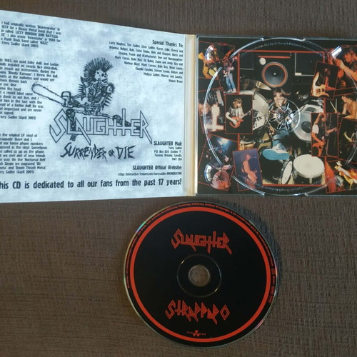 Slaughter Strappado 2001 digipak edition CD like new, metal