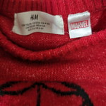 Πουλόβερ Spiderman Marvel H&M καινούργιο, κόκκινο, μέγεθος 110-116 cm