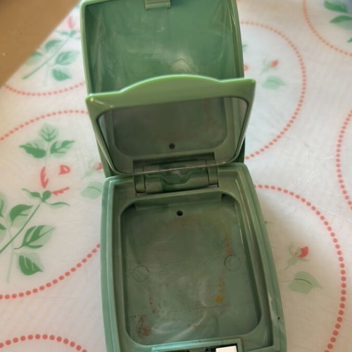 Clinique powder refill case like new with mirror