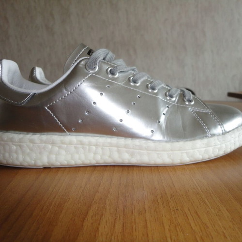 Adidas Stan Smith women's sneakers size 37 like new, silver