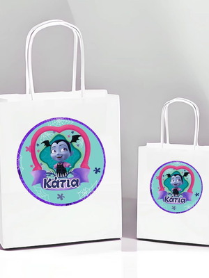 White Vampirina Gift Bag pack of 10 new