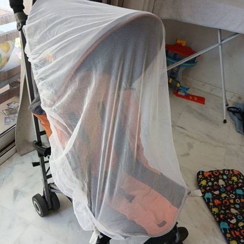 Maclaren Quest stroller used with accessories