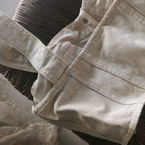 Bershka Crop Top beige small new