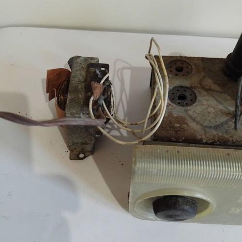 Old radio for decoration or repair or spare parts