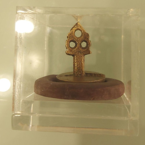 Mikrasiatiki Ekstratia 1921 brass seal used, Ottoman period