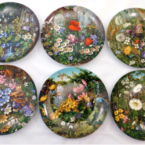 Furstenberg Wall Plate "Wild Beauties" Hans Grass, new