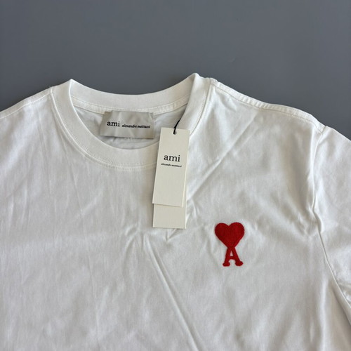 Ami white tee, size large