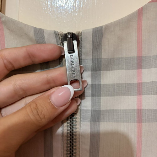 Burberry Sleeveless Check Pinafore Dress like new, beige pastel