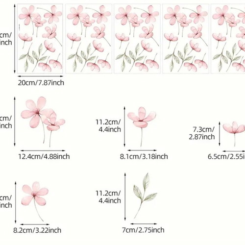 Wall stickers new, pack of 45 pieces