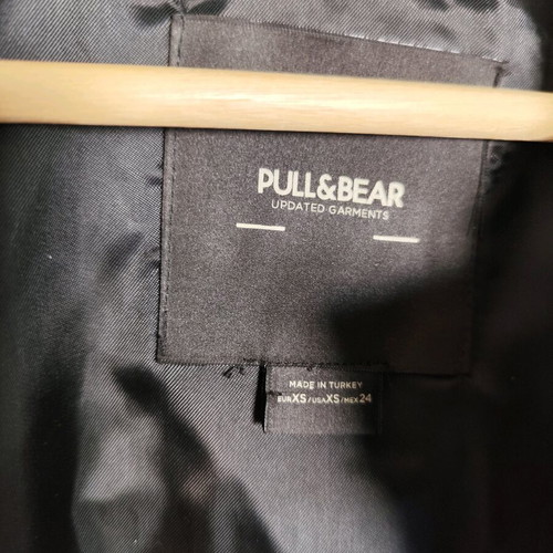 Oversized jacket Pull & Bear new, size XS, black and white