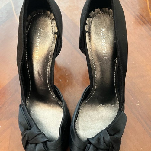 Women's shoes like new size 37.5 with 10 cm heels black