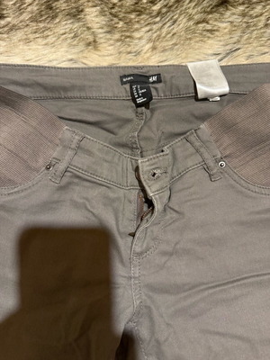 H&M maternity pants new, gray and beige