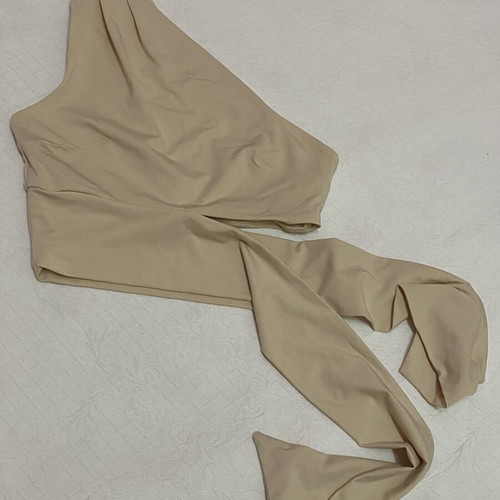 Crop top LeGer by Lena Gercke 'Leia' beige, like new, size XS