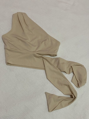 Crop top LeGer by Lena Gercke 'Leia' beige, like new, size XS