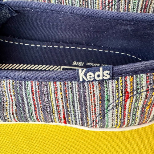 Παπούτσια Keds Double Decker Stripe Slip-On νούμερο 35 σαν καινούργια, μπλε πολύχρωμα
