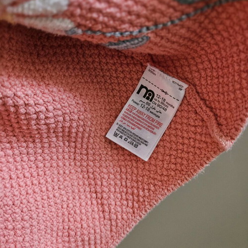 Knitted jacket 100% cotton for 12-18 months like new