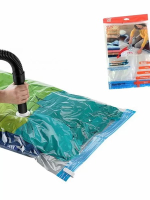 Θήκη αποθήκευσης ρούχων καινούργια 60x80 cm με βαλβίδα συμπίεσης