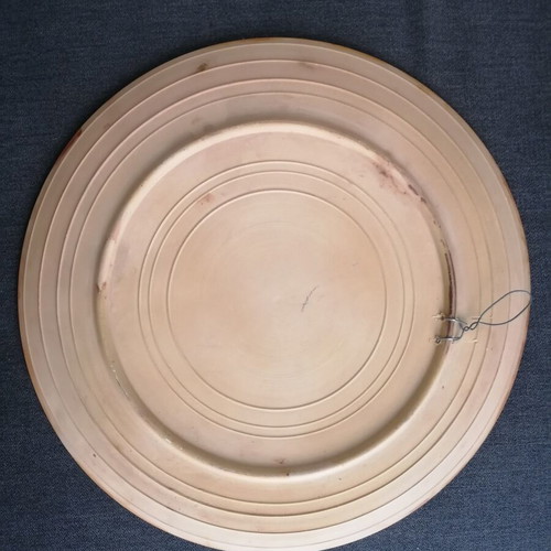 Dialina ceramic plate used, diameter 33cm