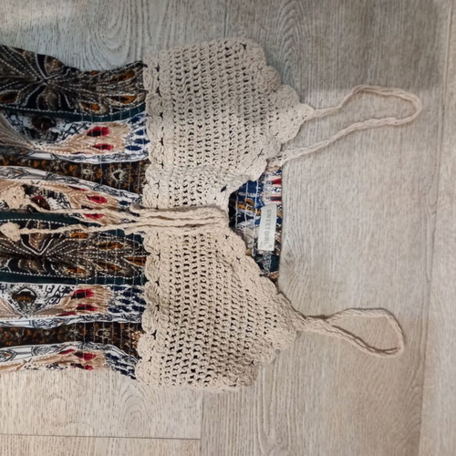 Sweet Miss dress, black and beige, size M-L