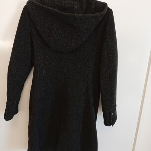 Zara women's dark grey wool coat, size M