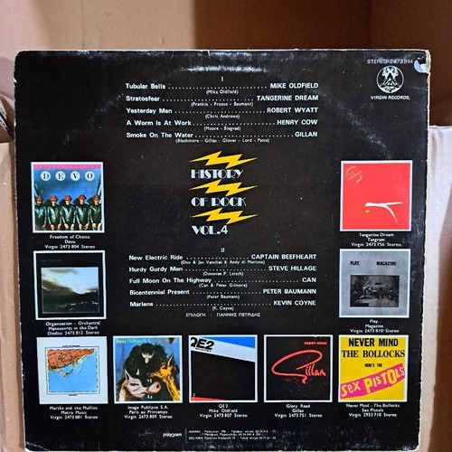 History Of Rock Vol.4 vinyl used, LP compilation 1981