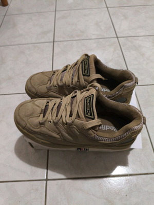 Ανδρικά sneakers αφορετα, δερμάτινα, μπεζ, νούμερο 46