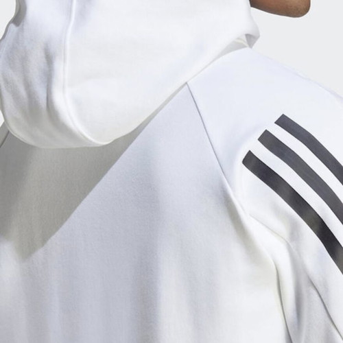 Adidas Future Icons 3-Stripes Hoodie size M like new, white
