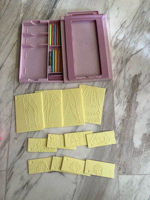Simplicity Fashion Designer Portfolio vintage 90s full set with box used