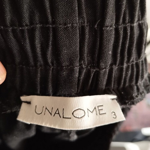 Unalome plus size wide pants like new, black, waist up to 150cm