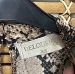 Delousion Snake Print Playsuit Size XS New with Tags