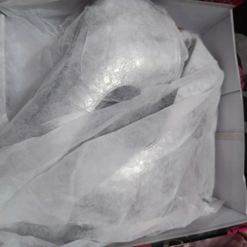 Silver peep-toe pumps new, size 37-37.5
