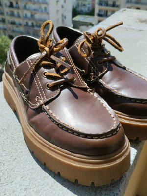Loafers Bershka καφέ σαν καινούργια, casual, νούμερο 41-42
