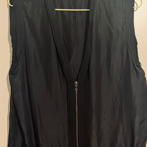 Lanvin silk dress black size M like new