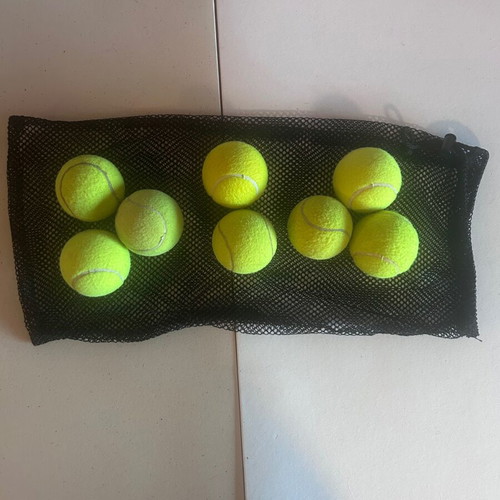 Tennis ball set of 8 with mesh carrying bag, Wilson, Head Pro, Penn