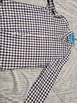 LC Waikiki XXL slim fit checked shirt like new, blue and red