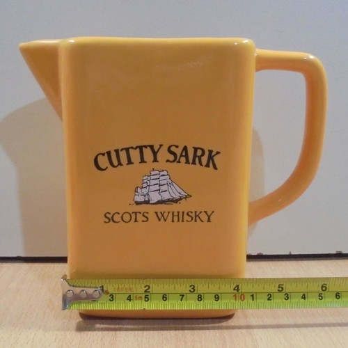 Cutty Sark Scots Whisky old promotional ceramic jug used