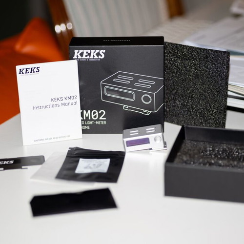 Keks KM02 OLED Light-Meter for Hot/Cold Shoe Like New, Silver