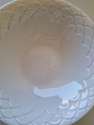 Μπολ Arcopal Romane Ivory βαθιά σετ 6 τεμαχίων, vintage Γαλλίας
