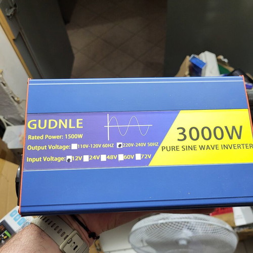 Inverter Pure Sine Wave 3000W 12V 220-240V 50Hz New