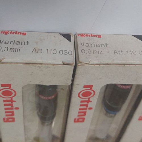 Rotring rapidograph set new with various tip sizes