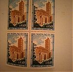  Γραμματοσημα  ΜΟΝΑΚΟ 1968  20 ΤΜΧ