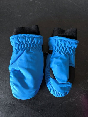 Mc Kinley kids snow ski gloves like new, blue, size 2 (4 years)
