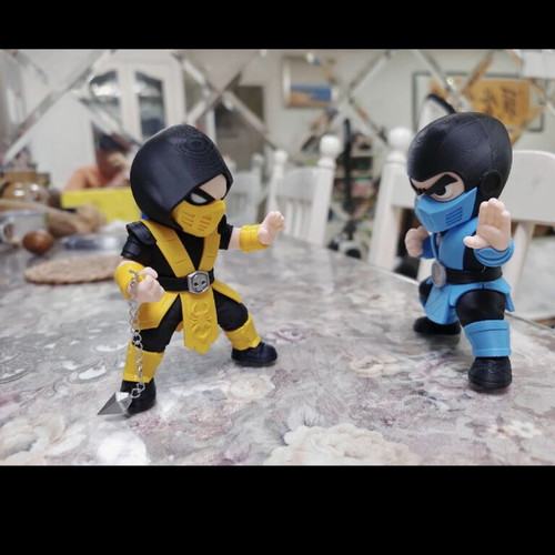 Chibi Mortal Kombat Sub-Zero Noob Saibot figure