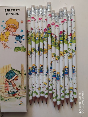 Old pencils for girls, new pack of 12
