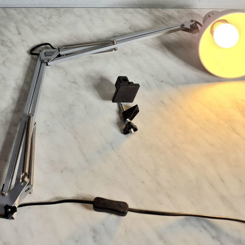 IKEA TERTIAL desk lamp like new, adjustable arm, silver