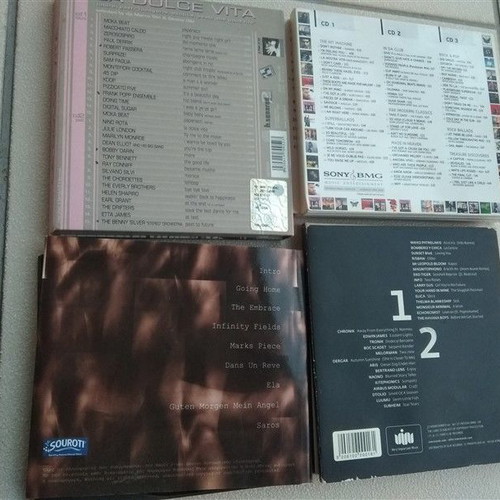 CDs used, pack of 4 cases