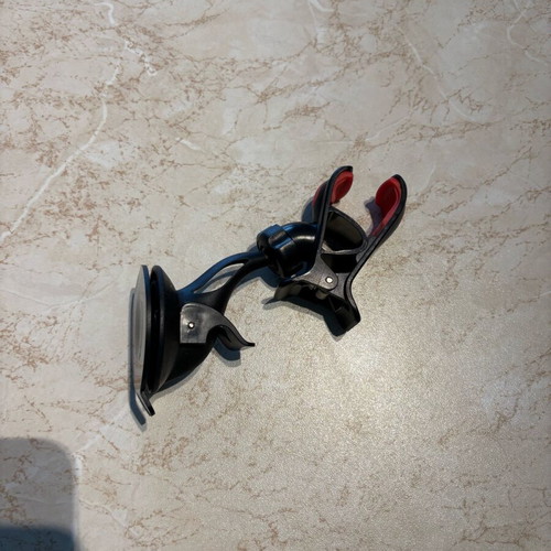 Car phone holder used with suction cup