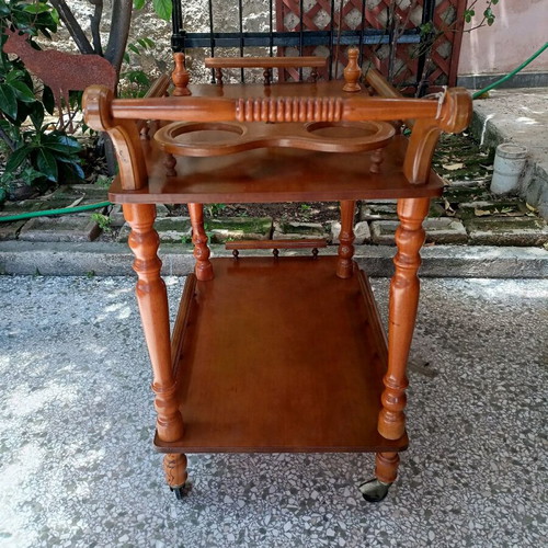 Wooden vintage bar trolley used in very good condition