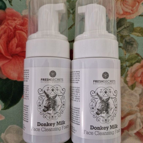 Foam Cleanser Donkey Milk new, face cleansing, set of 2